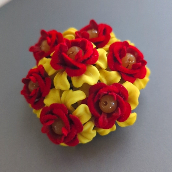Luxulite Flower Brooch - Picture 4 of 4
